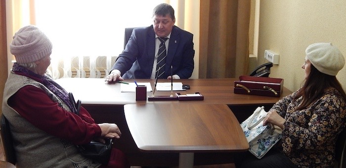 Мэр Горно-Алтайска провел прием граждан