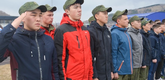 Завершилась военизированная эстафета для призывников
