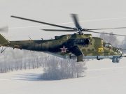 Свыше десяти военных вертолетов участвуют в учениях в горах Алтая
