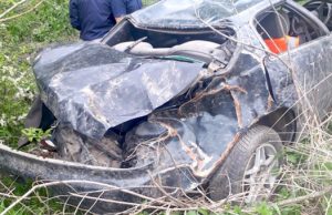 В Шебалинском районе у дороги обнаружена разбившаяся иномарка и погибший водитель