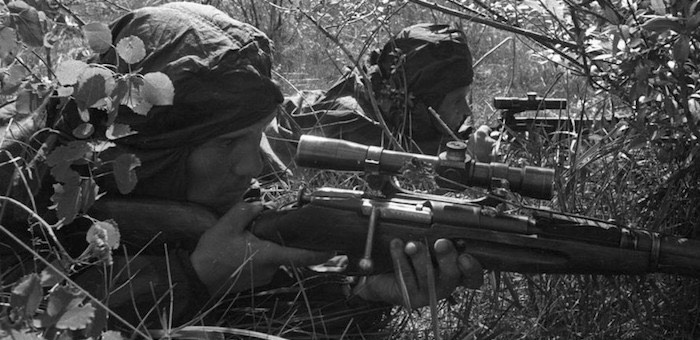 «Первый снайпер в роте» за короткий срок уничтожил 40 немцев