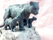 Первую в России статую снежных барсов установят в Горном Алтае