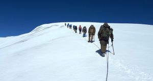 Алтайские пограничники прошли курс горной подготовки