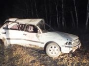 16-летний парень ночью опрокинулся на автомобиле и погиб