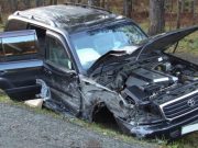 Toyota Corolla столкнулась с «крузером»