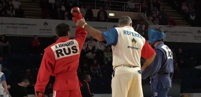 Родион Асканаков стал чемпионом мира по боевому самбо (фото, видео)