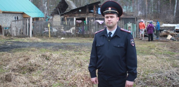 Онгудайскую полицию возглавил офицер, спасший на пожаре жизни пяти человек