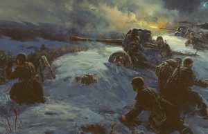Продолжал командовать взводом, пока не потерял сознание от кровопотери