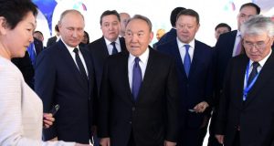 Экспозицию Республики Алтай, посвященную туризму, посетили президенты России и Казахстана