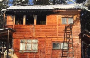 На турбазе «Юрток» произошел пожар