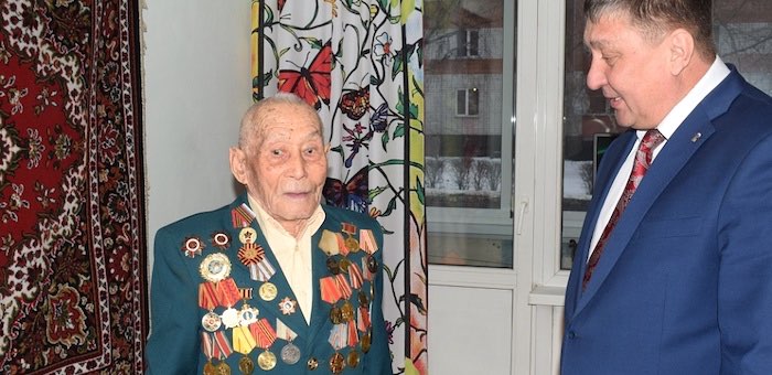 99-летнего участника московской битвы поздравили с годовщиной наступления под Москвой