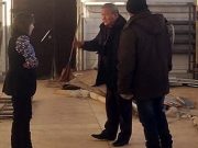 В Абае продолжается строительство школьного спортзала