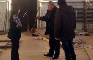 В Абае продолжается строительство школьного спортзала