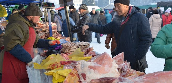 На предноговодней ярмарке продали почти 30 тонн мяса