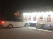 Дистанционно заведенная «Хонда Аккорд» протаранила республиканскую Доску Почета
