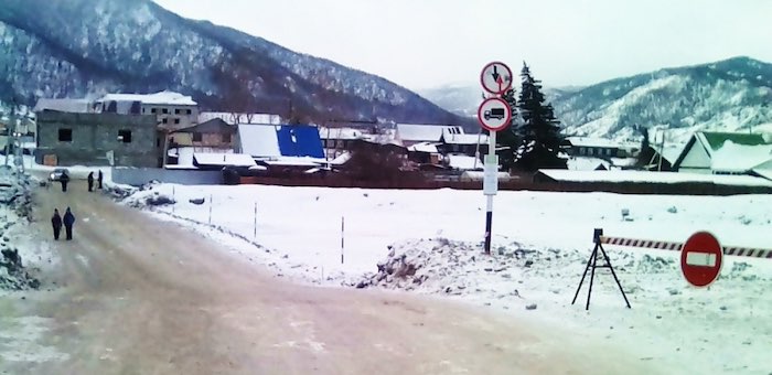 В Онгудае открыта ледовая переправа