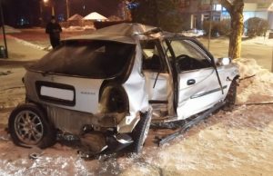 Два светофора повреждено в Горно-Алтайске в результате ДТП (фото, видео)