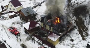С наступлением холодов на Алтае увеличилось число пожаров