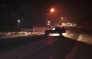 Не совсем трезвый горожанин сел поздно вечером за руль и устроил ДТП