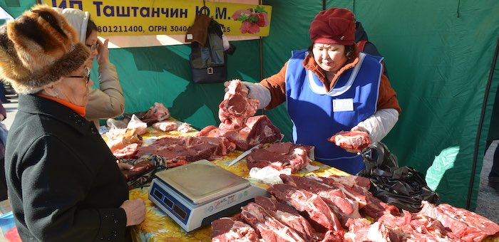 Свыше 16 тонн мяса продано на сельхозярмарке