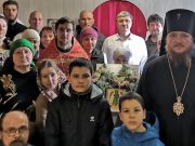 В Никольском храме в Кызыл-Озеке состоялось первое богослужение