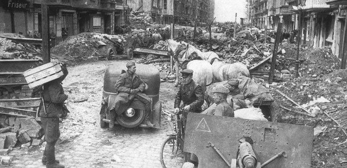 Отвага младшего сержанта Чирухина в боях за город Котбус