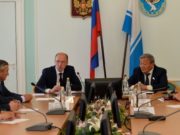 Состоялась встреча Олега Хорохордина с руководителями парламентских фракций
