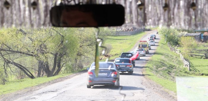 Автопробег «Помним и гордимся!» прошел в Майминском районе