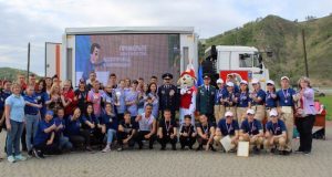Конкурс юных пожарных прошел в Республике Алтай
