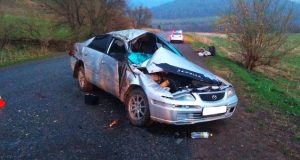 В Майминском районе столкнулись две машины, совершавшие обгон