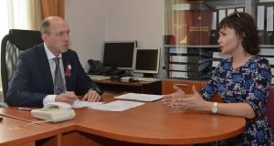 Олег Хорохордин провел первый прием граждан Олег Хорохордин провел первый прием граждан