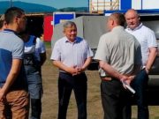 Спикер Госсобрания провел совещание на стройплощадке солнечной электростанции в Амуре Спикер Госсобрания провел совещание на стройплощадке солнечной электростанции в Амуре