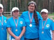 Женская команда из Республики Алтай стала призером чемпионата Сибири по городошному спорту