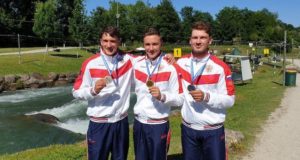 Кирилл Сеткин завоевал бронзовую медаль чемпионата Европы по гребному слалому