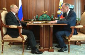 Президент Владимир Путин встретился с Олегом Хорохординым Президент Владимир Путин встретился с Олегом Хорохординым