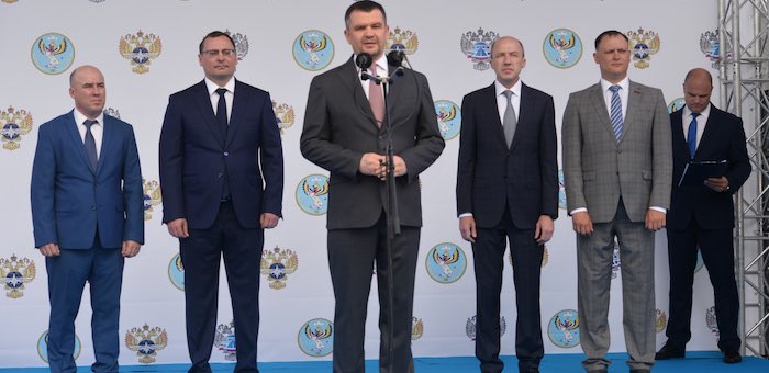 Максим Акимов и Олег Хорохордин открыли новый участок Чуйского тракта