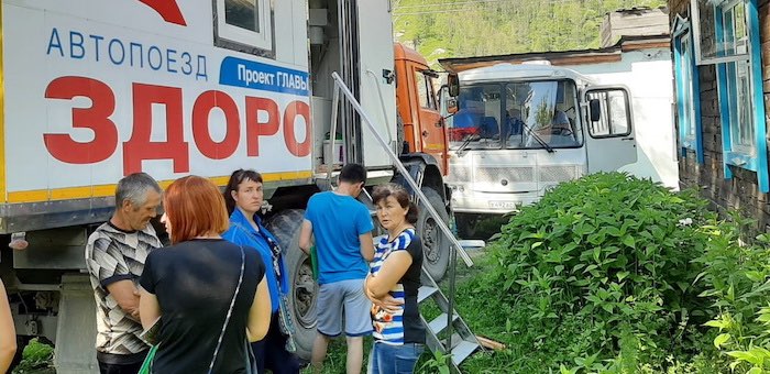 Более 5 тысяч пациентов приняли врачи автопоезда «Здоровье» в двух районах