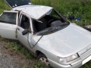 Очередная авария произошла на Чуйском тракте между селами Мыюта и Шебалино