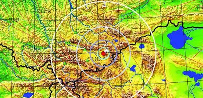 Очередное землетрясение произошло в Кош-Агачском районе