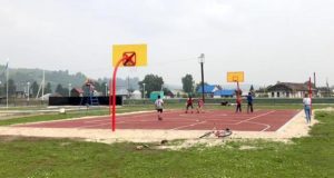 В Чое открыли новую спортивную площадку