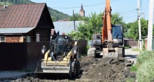 В Горно-Алтайске ремонтируют дороги по улицам Чаптынова, Советская, Маяковского