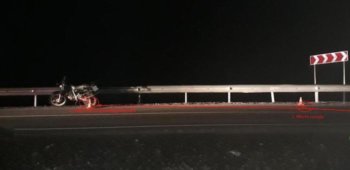 Турист на мотоцикле попал в ДТП в Онгудайском районе