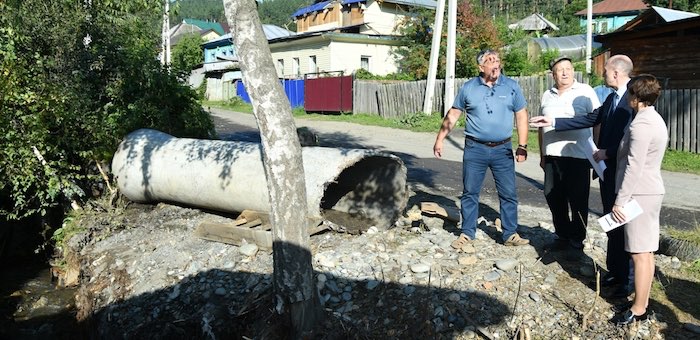Власти держат на контроле ликвидацию подтопления домов в Партизанском логу