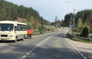 В Манжероке автобус сбил велосипедиста из Барнаула