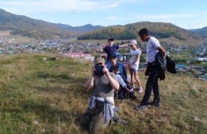 Шебалинские подростки учатся управлять квадрокоптером