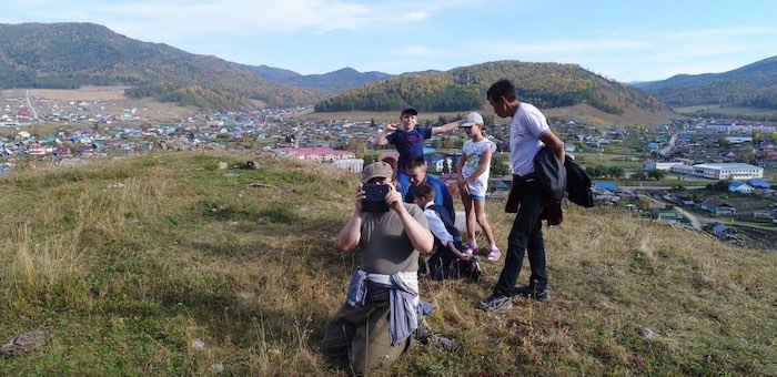 Шебалинские подростки учатся управлять квадрокоптером