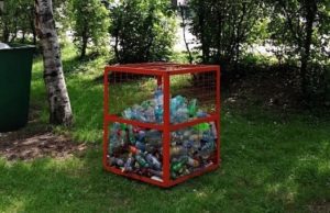 Контейнеры для пластика появляются во дворах многоквартирных домов Горно-Алтайска