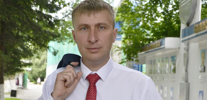 Дмитрий Софронов поздравил Олега Хорохордина с победой на выборах