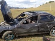 Житель Верх-Ябогана «в хлам» разбил Nissan Cefiro и покалечился сам Житель Верх-Ябогана «в хлам» разбил Nissan Cefiro и покалечился сам