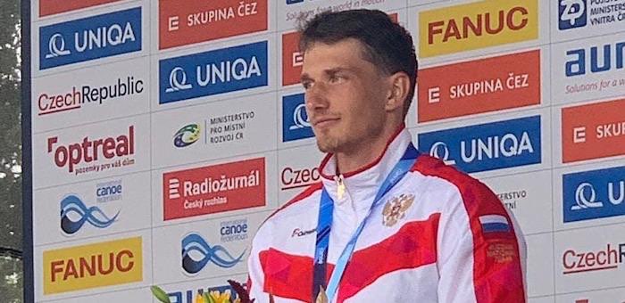 Кирилл Сеткин завоевал серебряную медаль в финале Кубка мира по гребному слалому